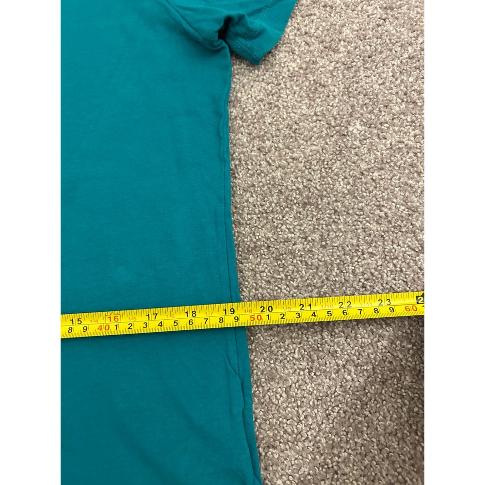 The North Face T-Shirt Womens Medium Teal Excellent Half Dome Logo Crew Neck - Picture 7 of 8